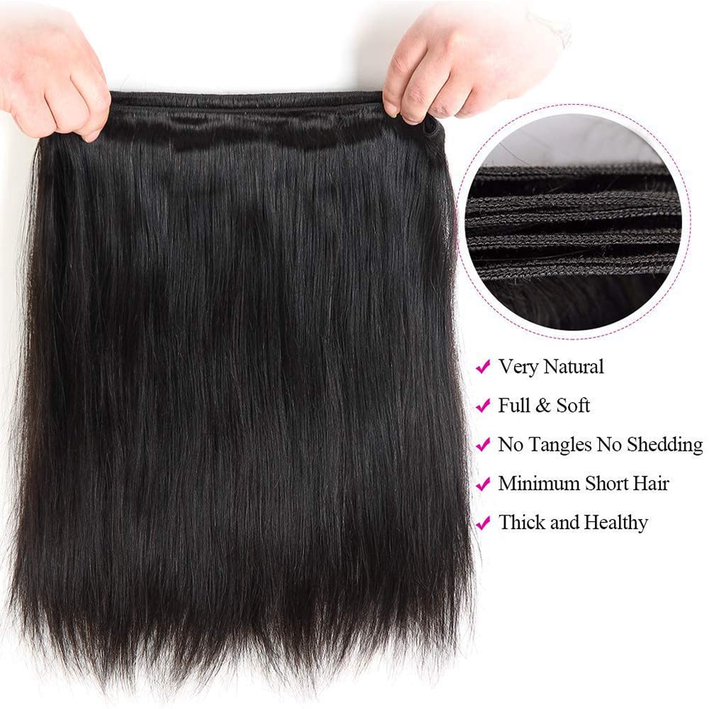 Straight 3 Bundles For Black Women