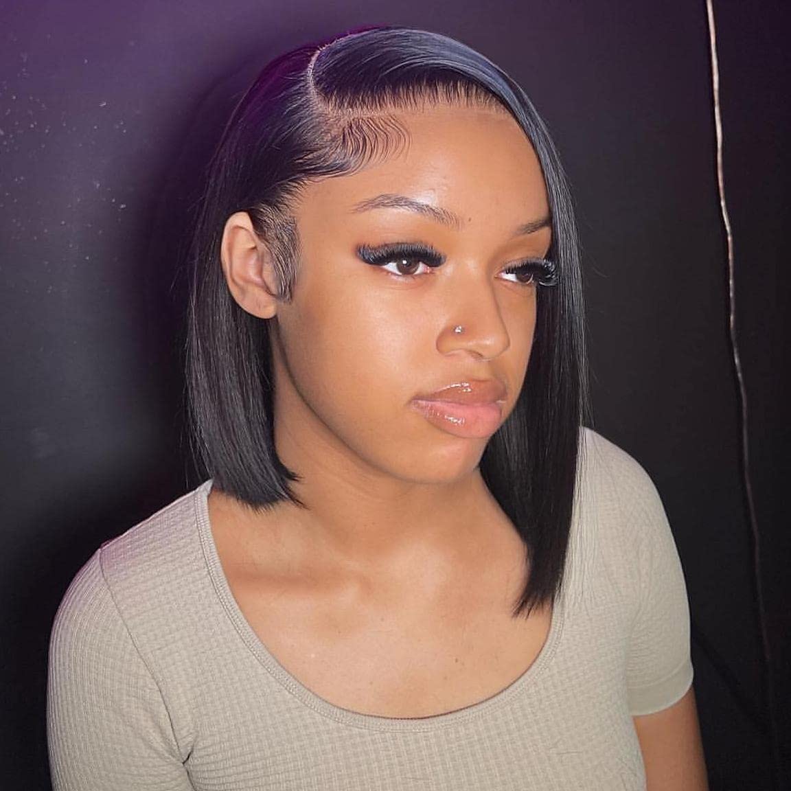 13x4 220% SKINLIKE Real HD Lace Front Bob Wig