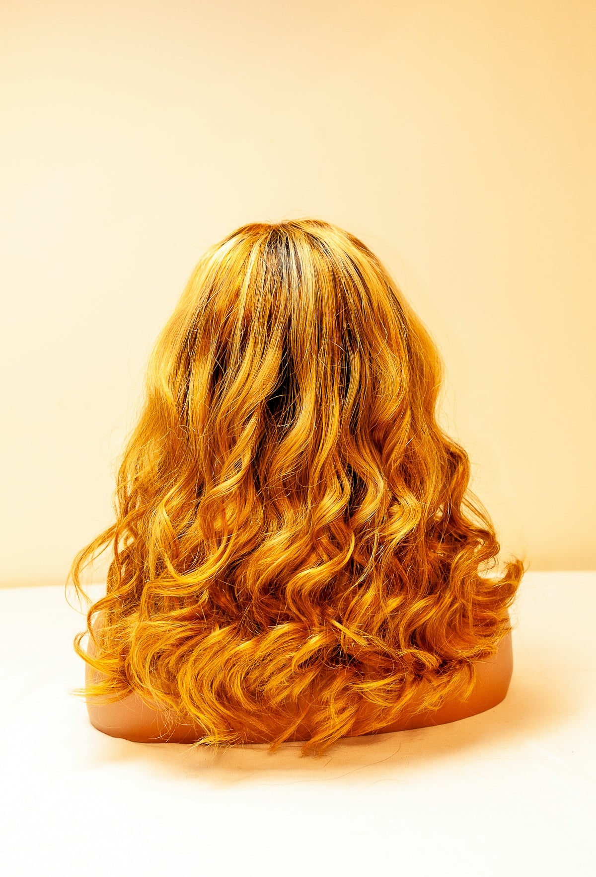 a woman's hair with a braid
