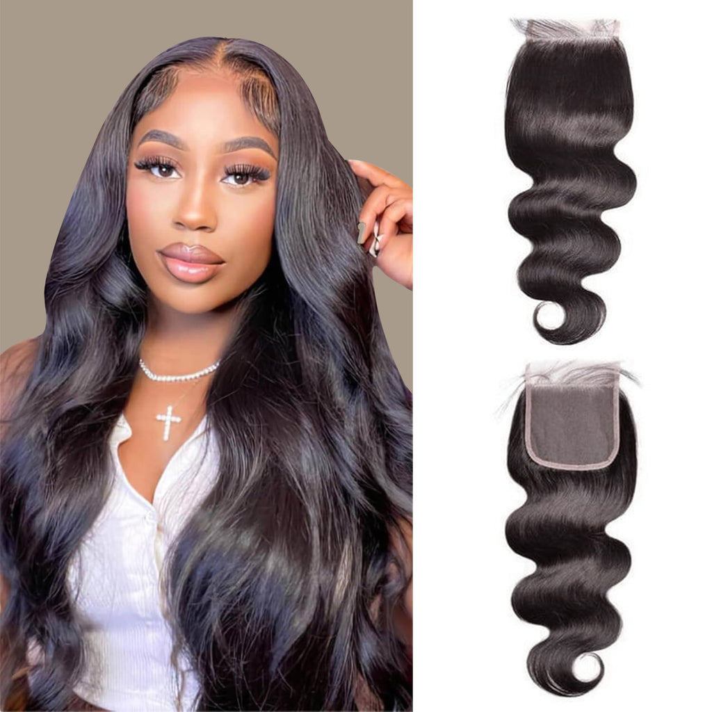 4x4 Real HD Lace Closure 0.10mm Ultra-thin Invisible Body Wave