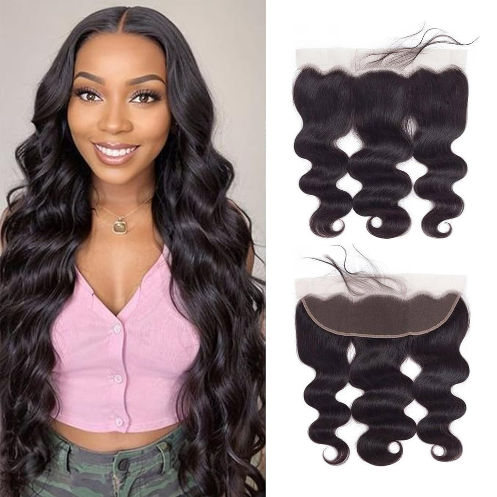 13x4 HD Lace Frontal closure Virgin Body Wave Human Hair