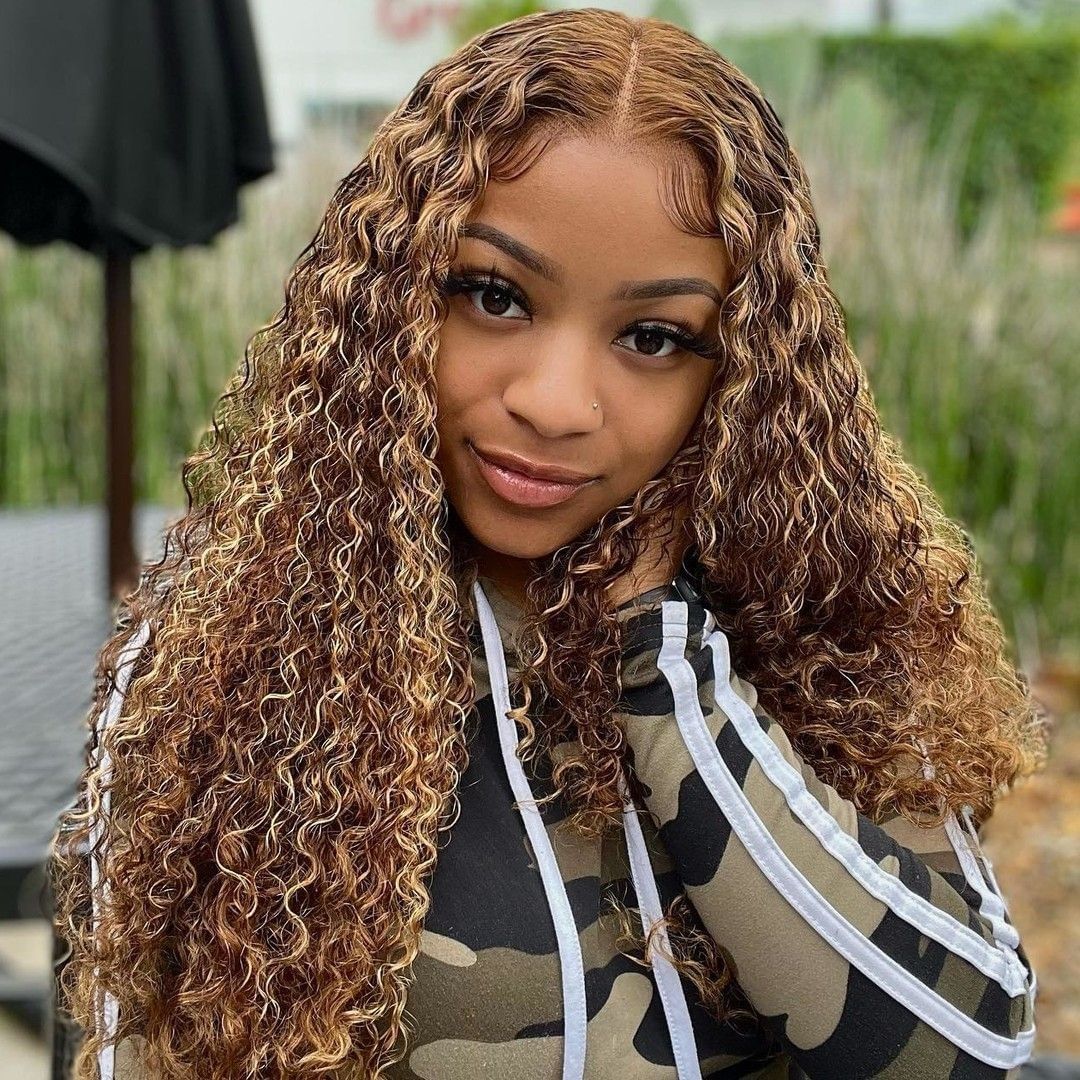 Deep Wave Hair 3 Bundles with Lace Closure