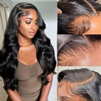 13x4 Swiss HD Skinlike Lace Front Wig Body Wave