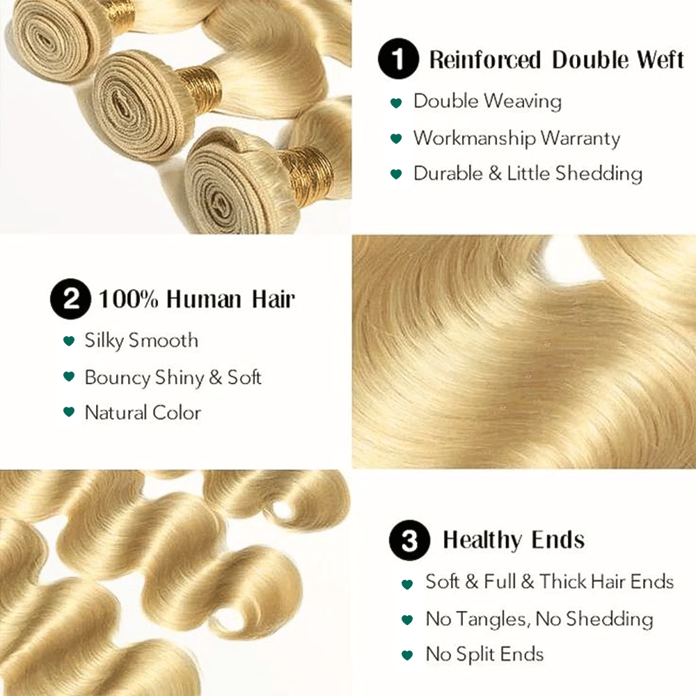 613 Blonde Single Straight Bundle