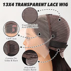 13x4 Swiss HD Skinlike Lace Front Wig Body Wave