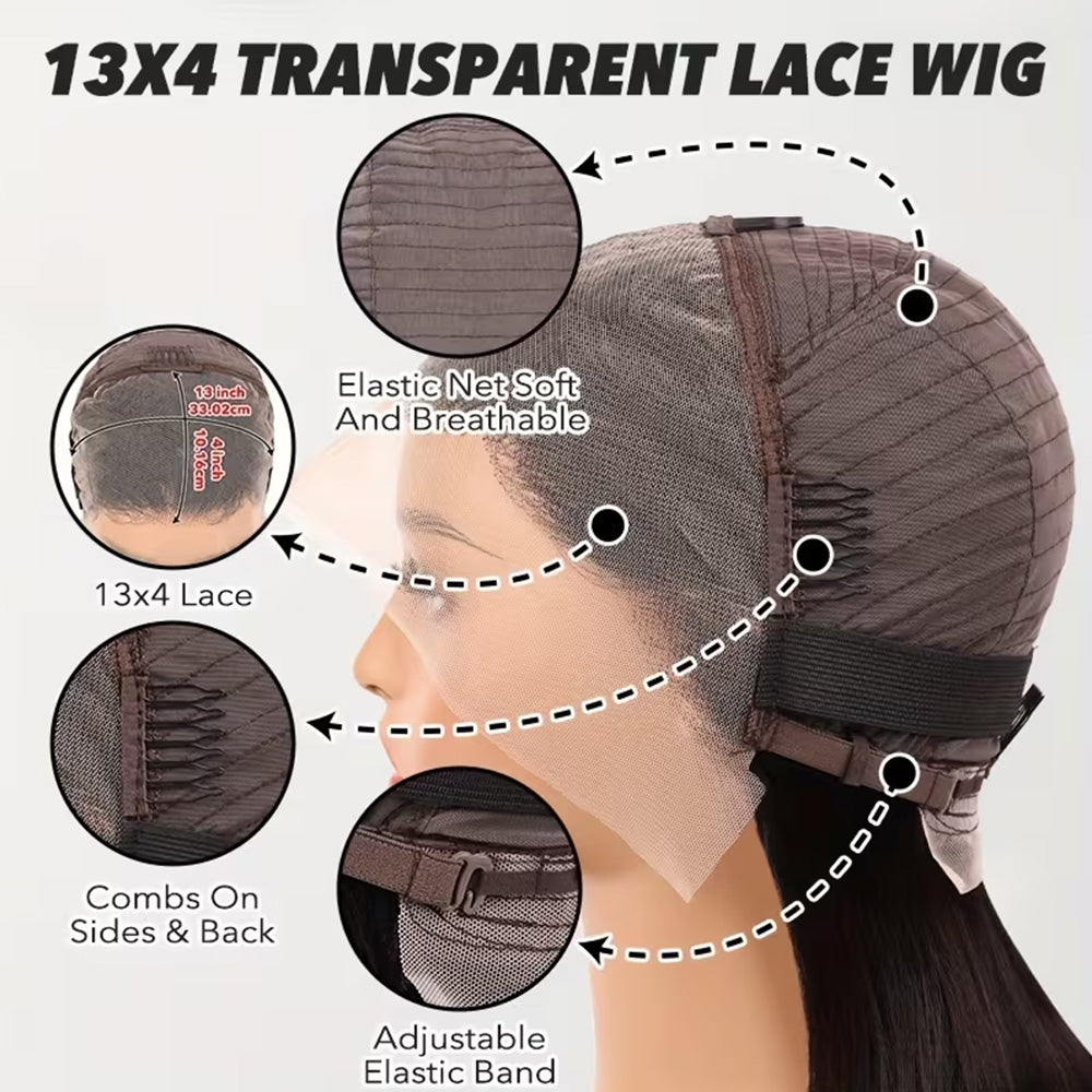 13x4 Swiss HD Skinlike Lace Front Wig Body Wave