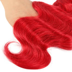 Body Wave Wine Red 3 Bundles For Black Women