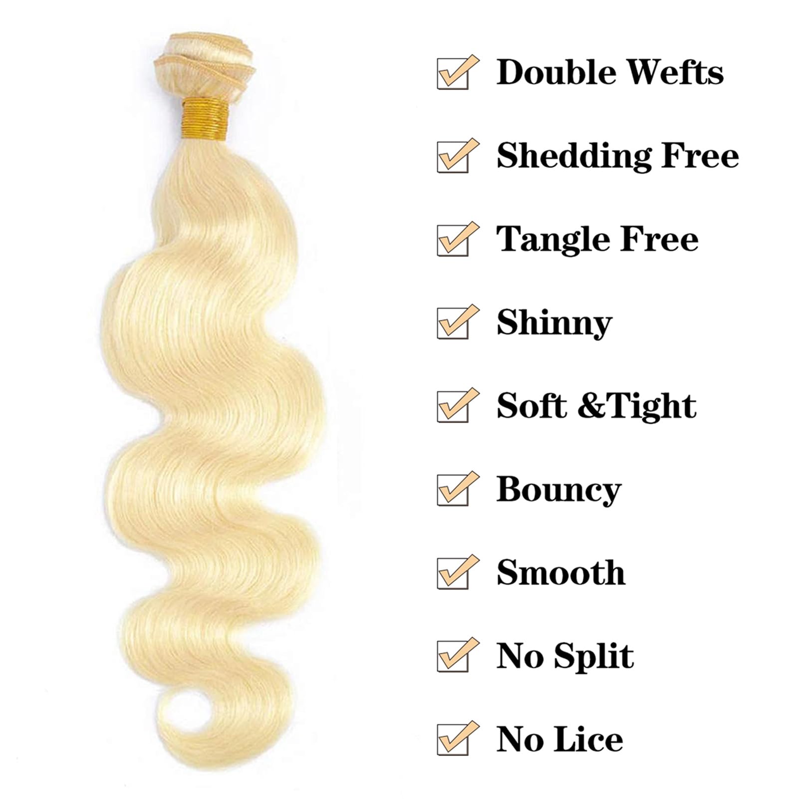 613 Body Wave 3 Bundles For Black Women