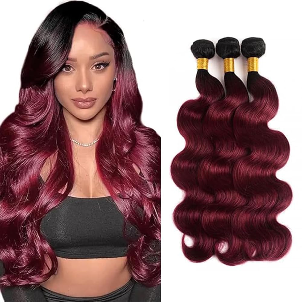 Body Wave 99J 3 Bundles For Black Women