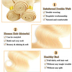 613 Body Wave 3 Bundles For Black Women