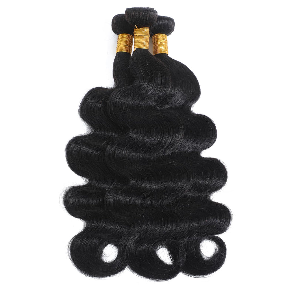 Body Wave Natural Color 3 Bundles For Black Women