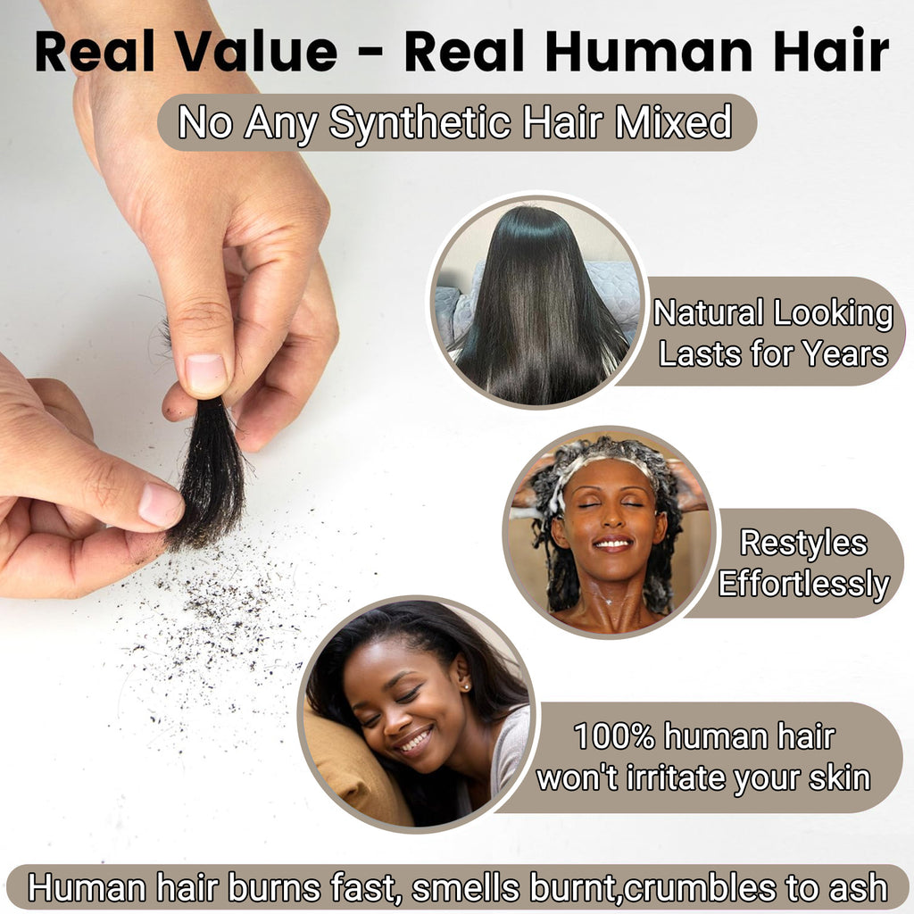 5x5 Real HD Lace Closure   Natural Black Straight Virgin Hair Swiss