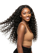 Water Wave Hair 3 Bundles with Lace Closure