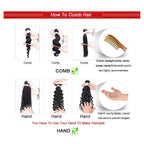 Honey Blonde Straight 3 Bundles with Lace Closure