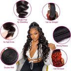 Loose Wave Hair 3 Bundles with Lace Closure