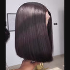 Real Wear and Go Glueless Bob Wigs 5x5 HD lace Short Straight Lace Front Wigs Human Hair
