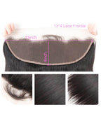 13x4 HD Lace Frontal | Straight Human Hair | Pre-Plucked Natural Hairline