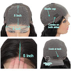 5x5 HD Lace Closure Body Wave Brazilian Virgin Hair Pre-Plucked