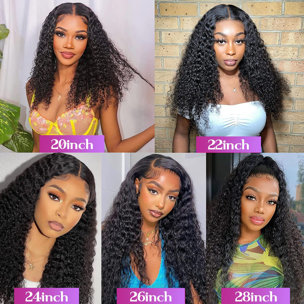 13x6 HD Lace Front Wig Deep Wave Human Hair for Black Women
