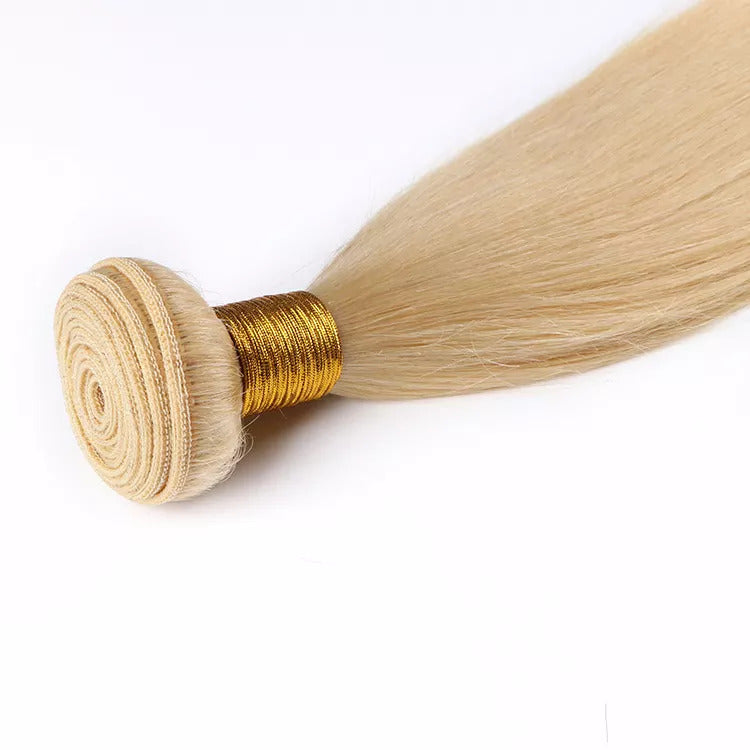 3 Stück 613 Blonde Bündel Virgin Human Hair Extension Bündel 10-24 Zoll Glattes Haar 